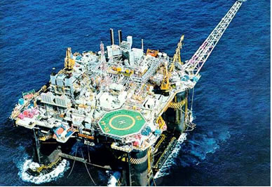 Plataforma petrolífera no Brasil